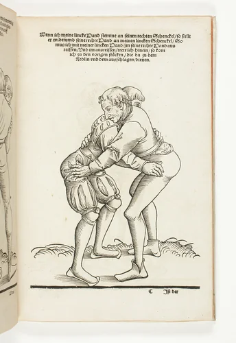 The Art of Wrestling: Eighty-Five Pieces (Ringer Kunst: Fünff und Achtzig Stücke) by Lucas Cranach the Younger, book, 1539