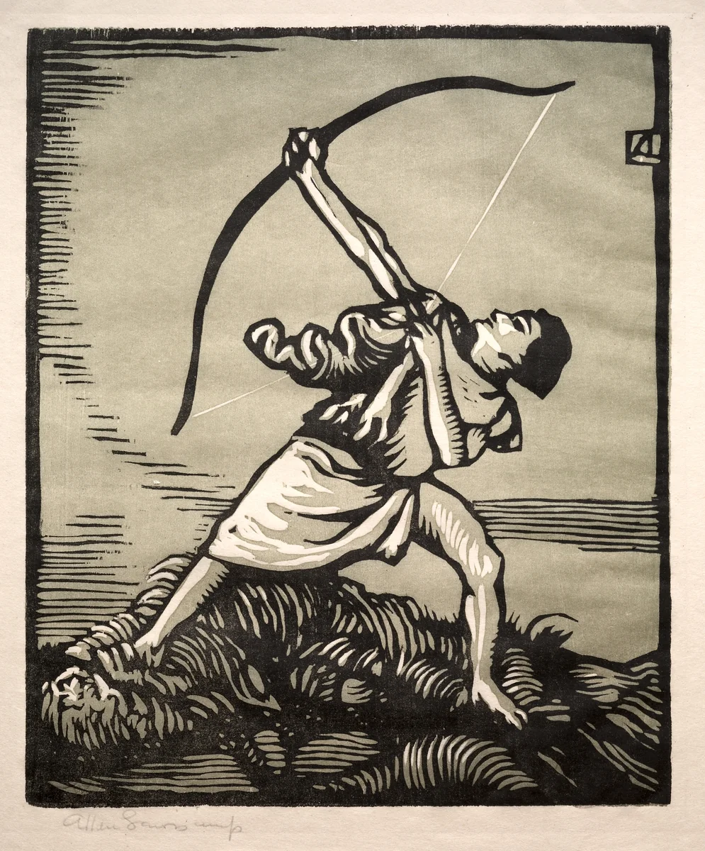 Archer by Arthur Allen Lewis, print, 1900-1926