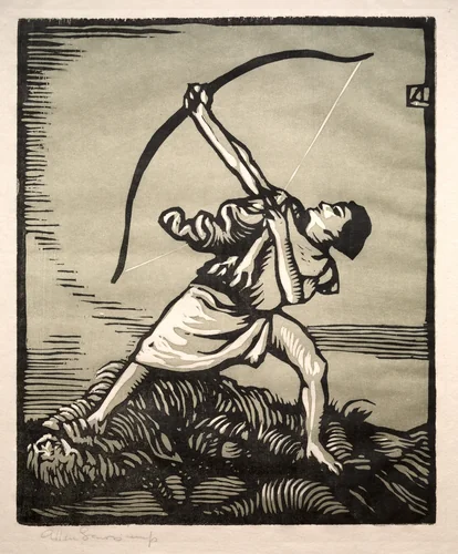 Archer by Arthur Allen Lewis, print, 1900-1926