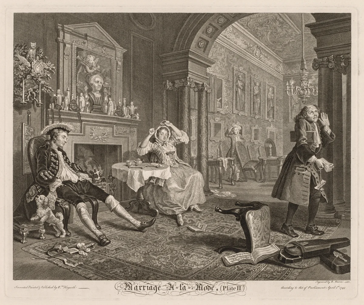 The Tête à Tête by William Hogarth, other, 1745