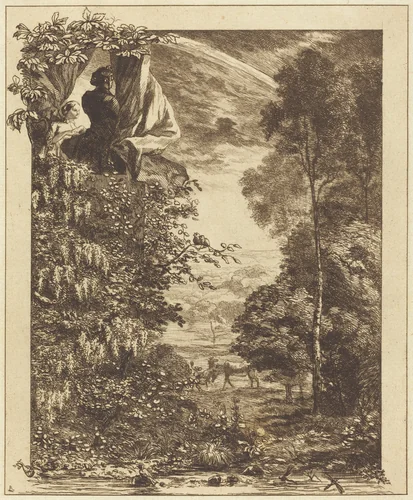 A Landscape (Un Paysage) by Félix Bracquemond, print, 1833-1914