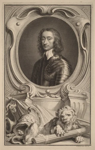 General Charles Fleetwood by Jacobus Houbraken; Robert Walker, print, 1740