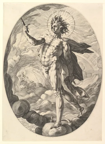 Apollo by Hendrick Goltzius, print, 1588
