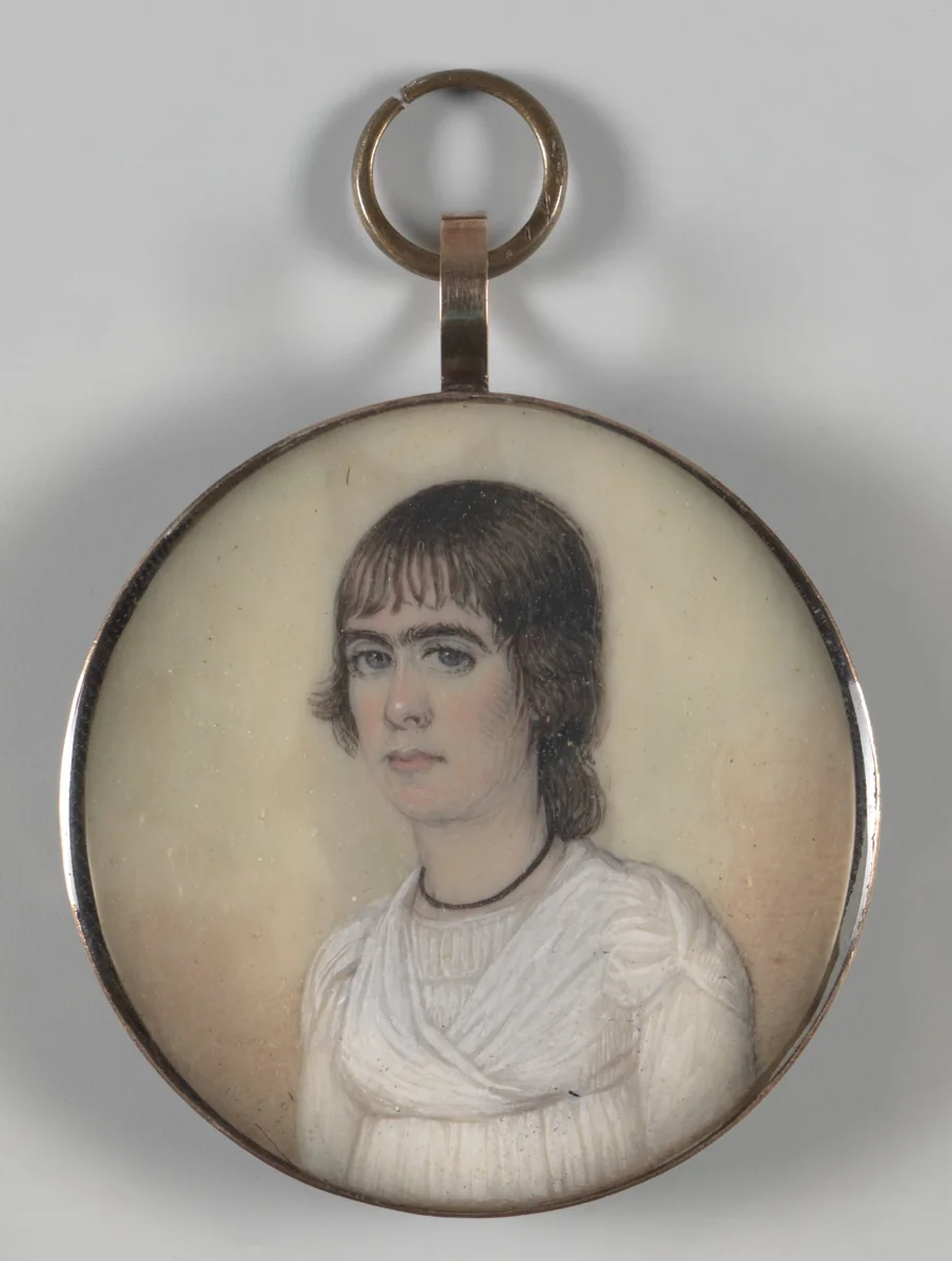 Portraits of Surinamese Girls by anonymous, painting, 1805