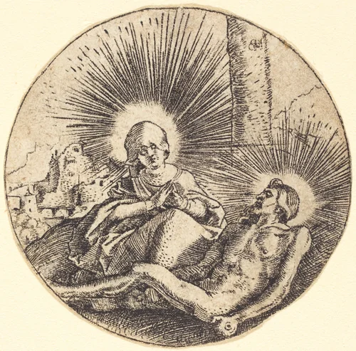 Lamentation for Christ by Hans Baldung Grien, print, 1507-1517