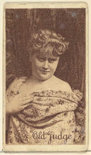 Actress from the Old Judge series (N167) for Old Judge Cigarettes by Goodwin & Company, print, 1886