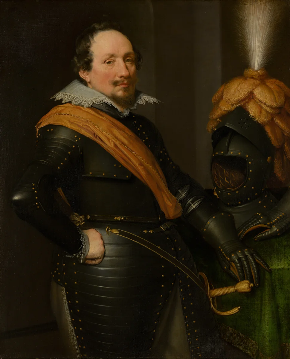 Portrait of an Officer by Jan Anthonisz. van Ravesteyn, painting, 1611