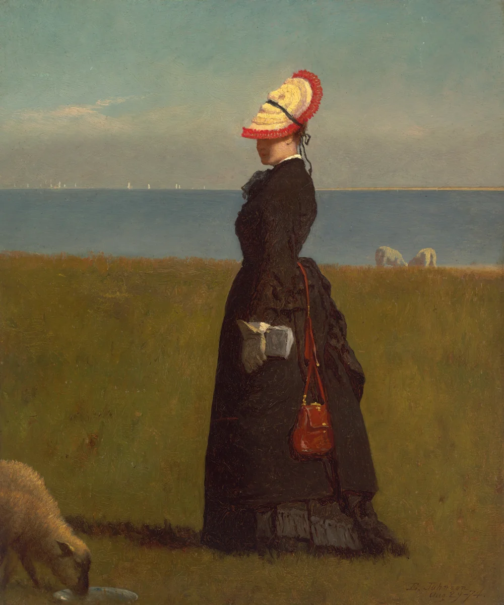 Lambs, Nantucket by Eastman Johnson, painting, 1874