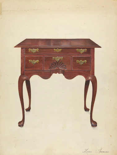Lowboy by Louis Annino, index of american design, 1953