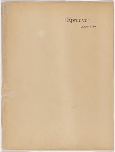 L'Épreuve (album 11-12, deluxe edition) by Maurice Dumont, portfolio, 1895