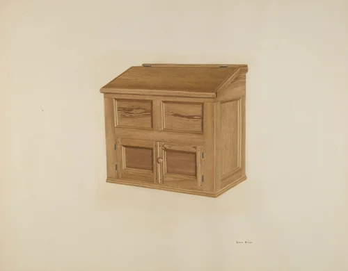 Flour Bin by Grace Bolser, index of american design, 1939