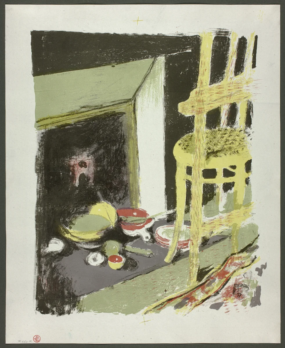The Hearth, plate eight from Landscapes and Interiors by Edouard Vuillard, print, 1899