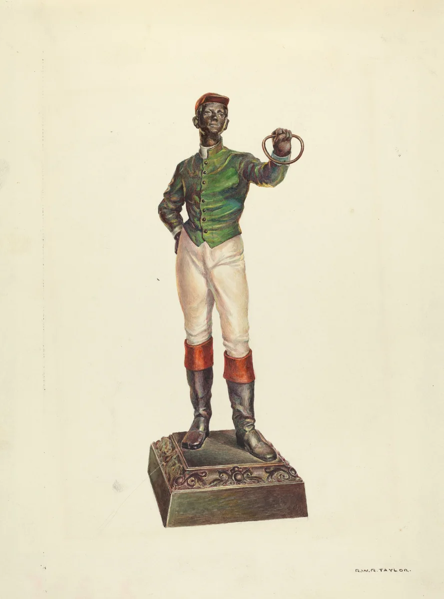 Hitching Post by Robert W.R. Taylor, index of american design, 1935-1942