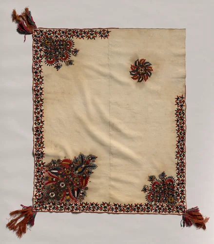 Furnishing textile by Algerian Embroiderer, textile, 1800-1899
