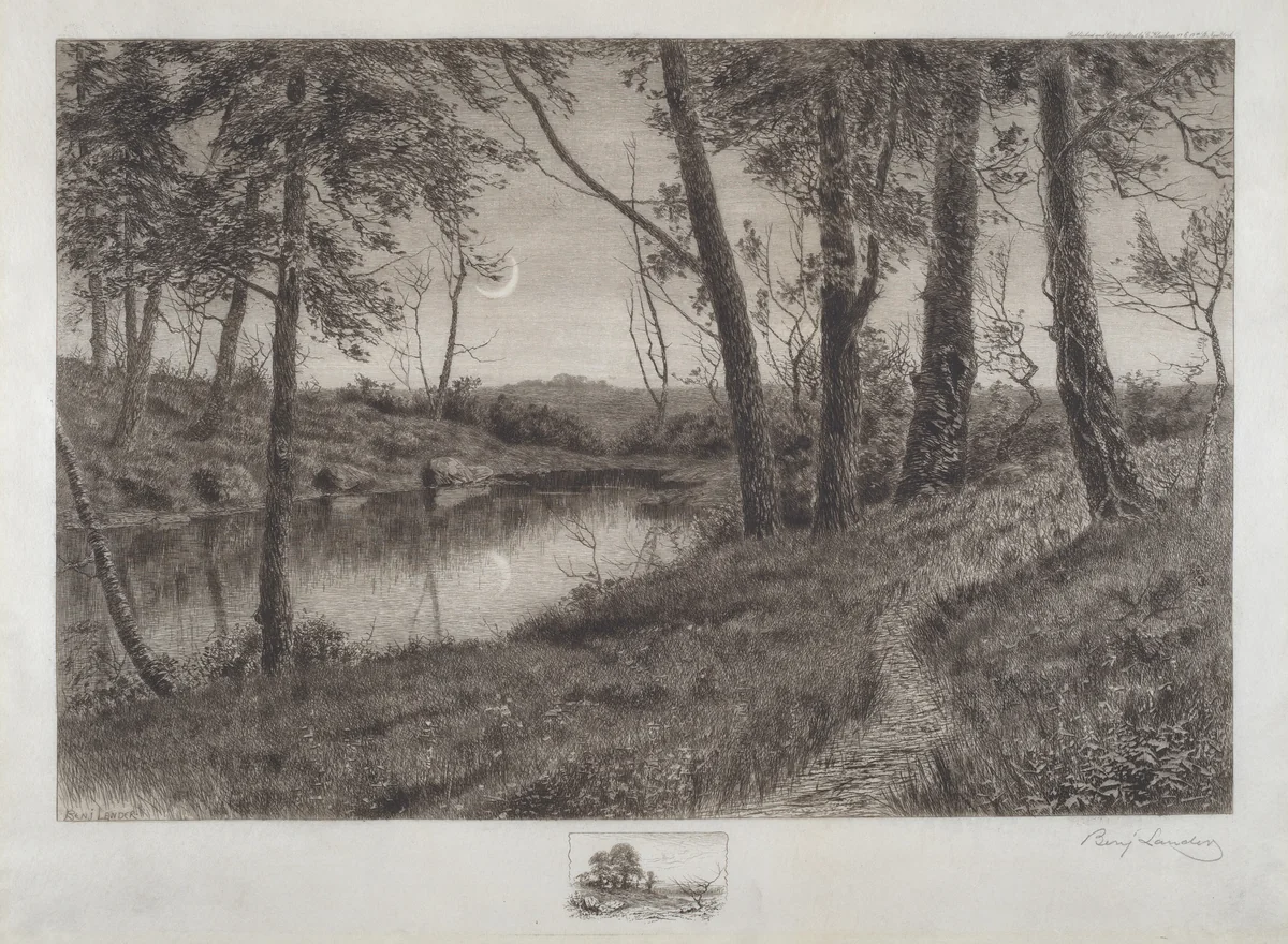 The New Moon by Benjamin Lander, print, 1884