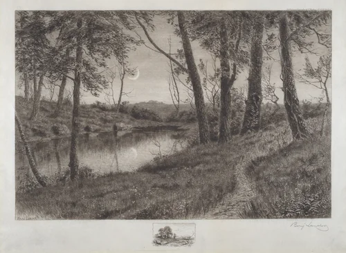 The New Moon by Benjamin Lander, print, 1884