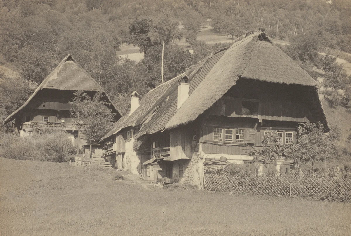 Gutach Houses by Alfred Stieglitz, photograph, 1894