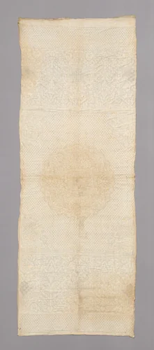 Bedcover (Unfinished in Three Sections) by France, textile, 1701-1800