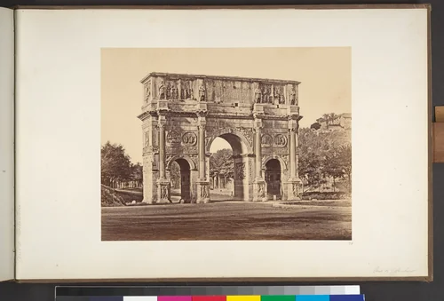 Arco di Constantino by Eugène Constant, photograph, 1848-1852