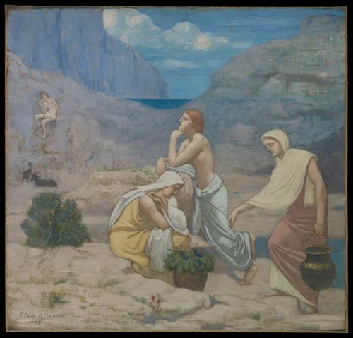 The Shepherd's Song by Pierre Puvis de Chavannes, painting, 1891