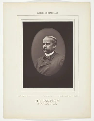 Theodore Barrière by Nadar, photograph, 1853-1878