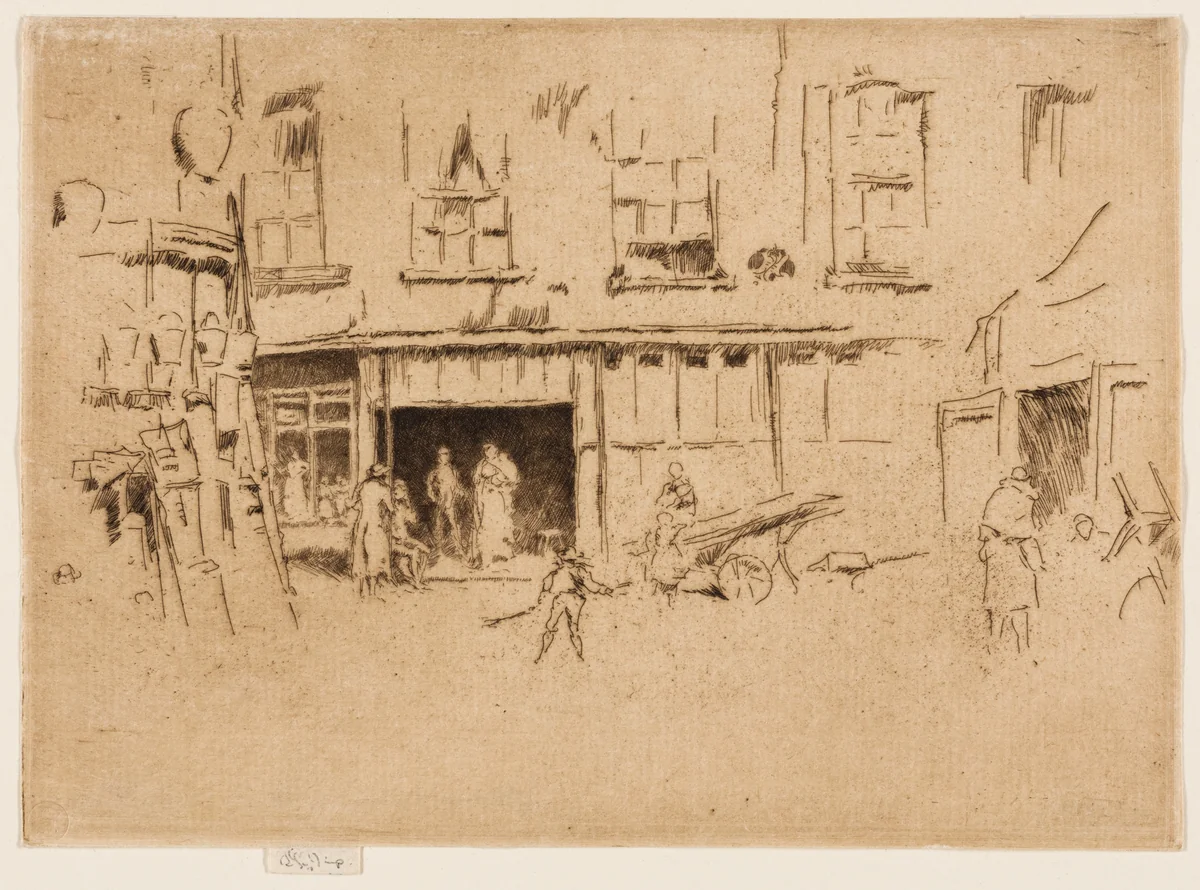 Little Court by James McNeill Whistler, print, 1880-1881