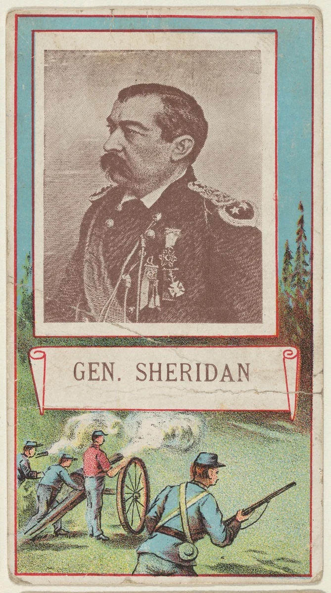General Sheridan, from the "Generals" series (T64), issued by D.H. McAlpin & Co. Tobacco Company by D.H. McAlpin & Co. Tobacco Company, print, 1901