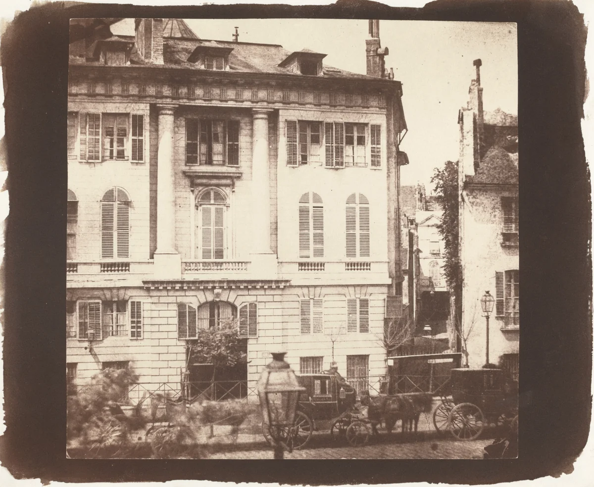 The Boulevards of Paris by William Henry Fox Talbot, photograph, 1843