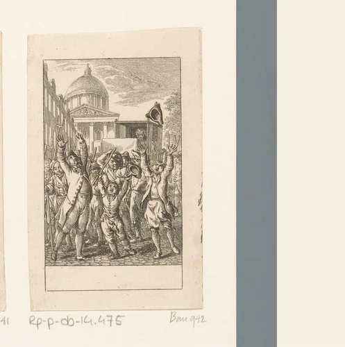 Euforische dwaasheid by Daniel Nikolaus Chodowiecki, print, 1782