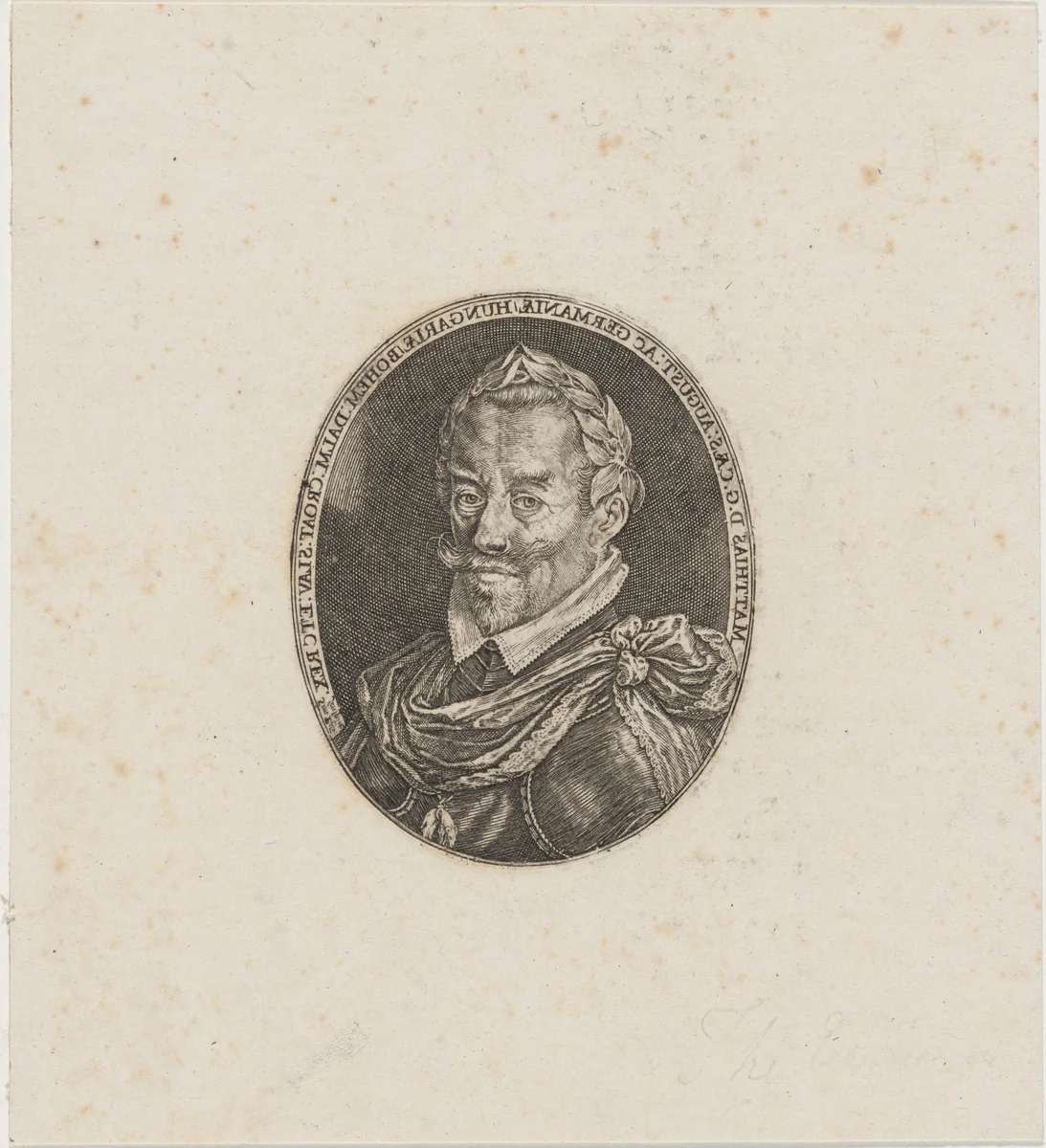 The Emperor Matthias by Simon van de Passe, print, 1595-1647