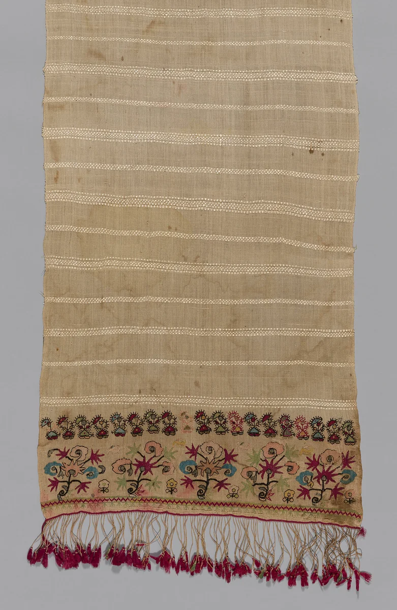 Towel by Greece, Northern Sporades Islands, Lesbos, Mytilene, textile, 1701-1800