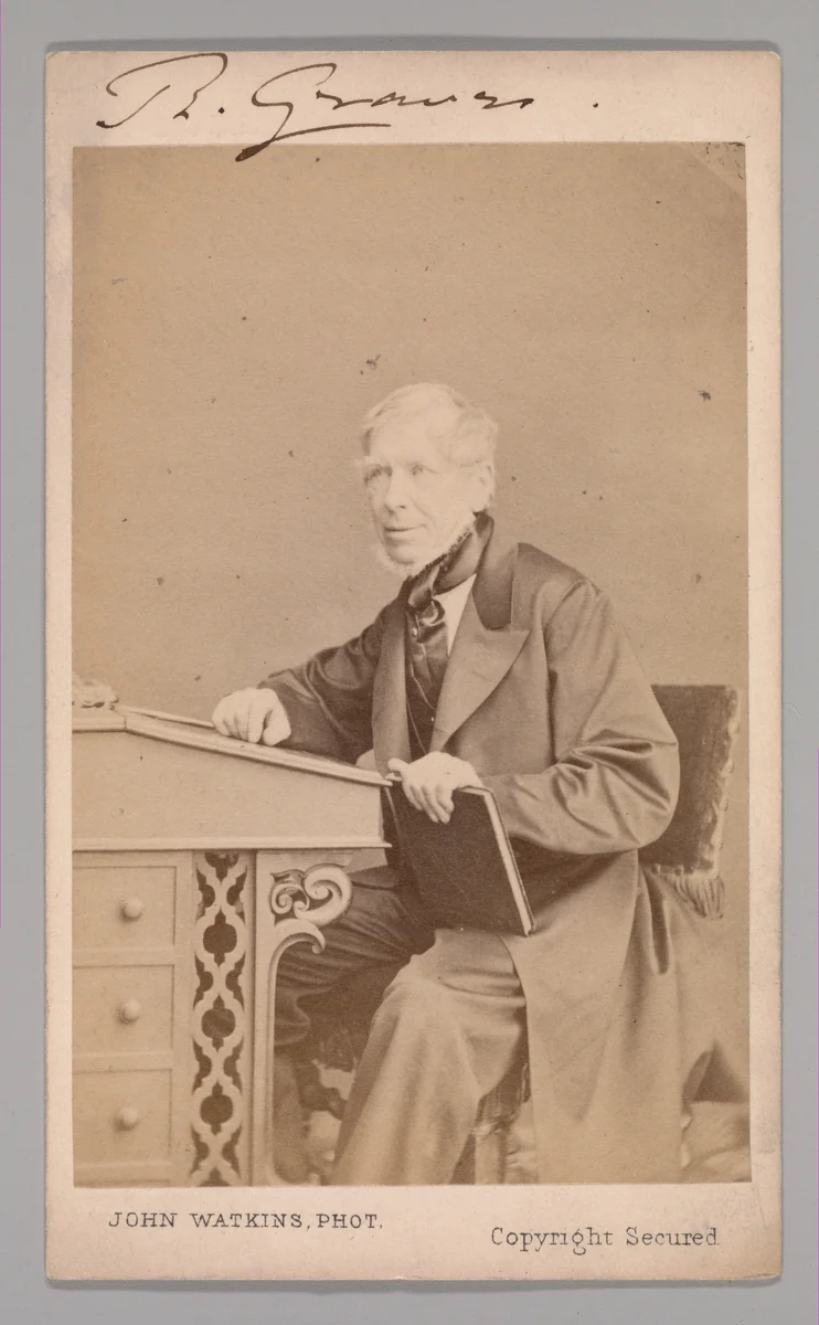 [Robert Graves] by John and Charles Watkins, photograph, 1860-1869