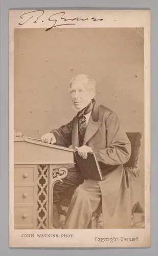 [Robert Graves] by John and Charles Watkins, photograph, 1860-1869