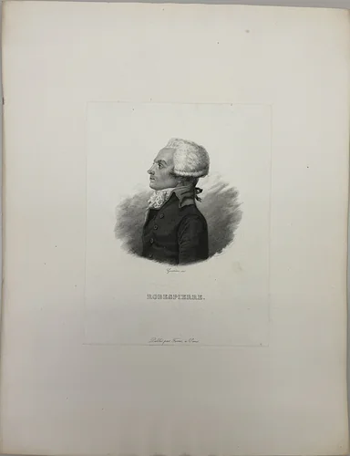 Robespierre by Tony Goutière, other, 1828-1890