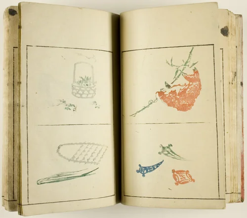 Keisai soga (Sketches of Keisai), one vol. of 5 by Kitao Masayoshi, book, 1810-1847