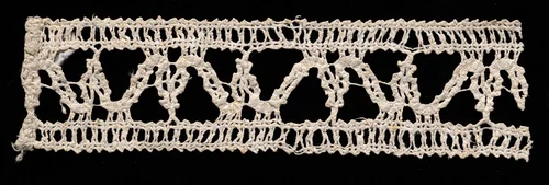 Bobbin Lace Insertion with Selvage by Unknown, textile, 1500-1699
