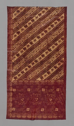 Panel (From a Skirt) by Indonesia, textile, 1801-1900
