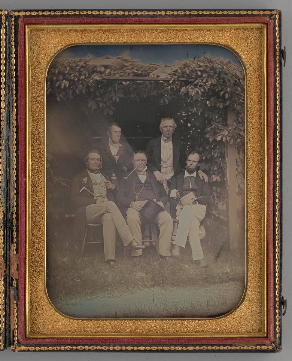 Untitled (Group Portrait of Five Men) by Unknown maker, other, 1850