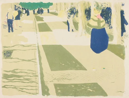 The Avenue (L'avenue) by Ambroise Vollard; Edouard Vuillard, print, 1899