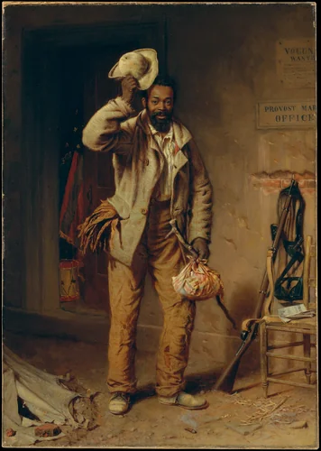 A Bit of War History: The Contraband by Thomas Waterman Wood, artwork, 1865