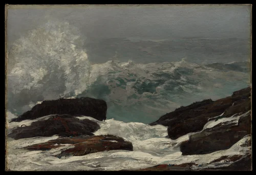 Maine Coast by Winslow Homer, artwork, 1896