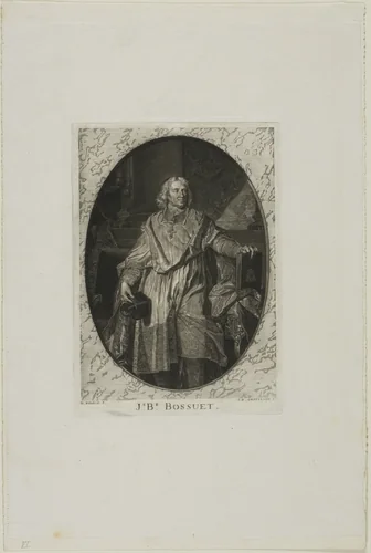 J-B. Bossuet: Standing by Jean-Baptiste de Grateloup, print, 1755-1817