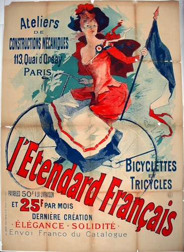 l'Etendard Francais by Jules Chéret, print, 1891