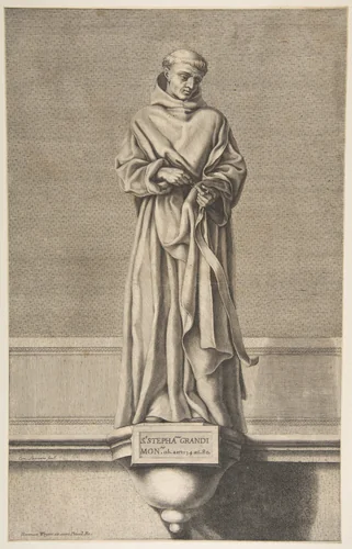 St. Stephanus Girandi by Conrad Lauwers, print, 1645-1690