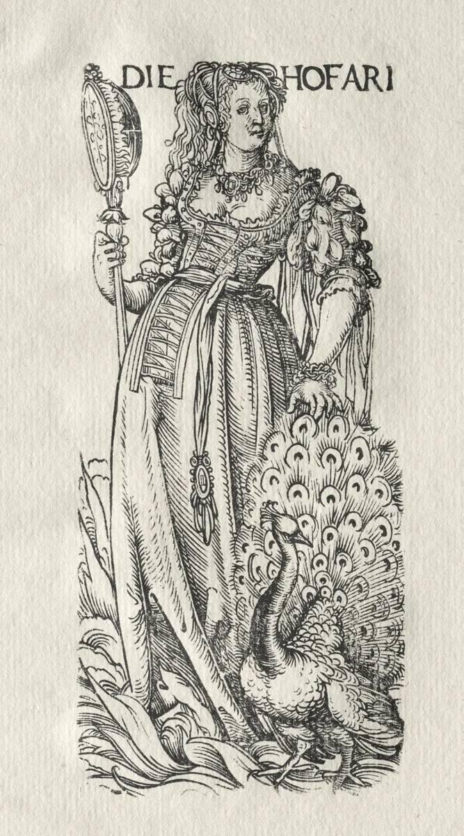 The Seven Vices: Pride by Hans Burgkmair, print, 1505-1515