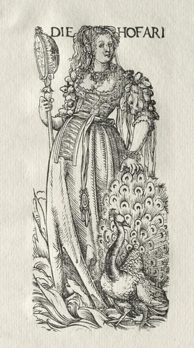 The Seven Vices: Pride by Hans Burgkmair, print, 1505-1515