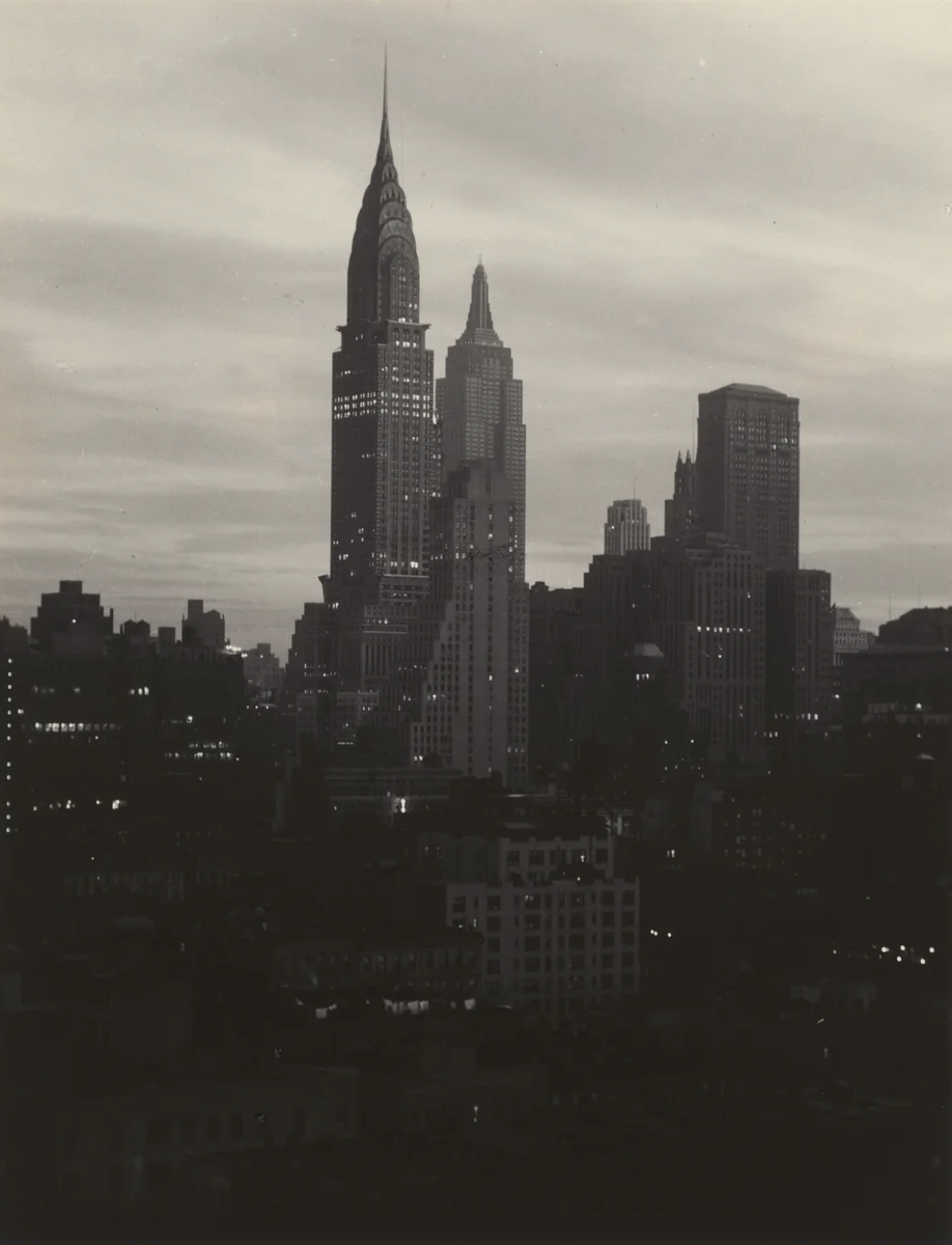 New York from 405 East 54th Street by Alfred Stieglitz, photograph, 1936-1937
