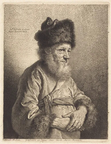 Hirsch Michel by Georg Friedrich Schmidt, print, 1762
