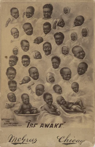 I'se Awake by John McGreer, photograph, 1881