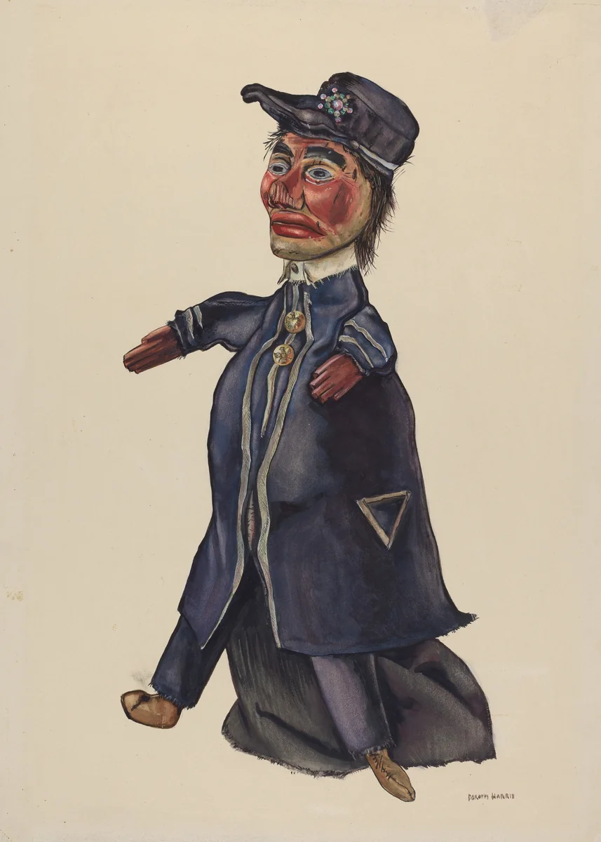 Jerry the Policeman by Dorothy Harris, index of american design, 1937